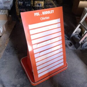 Tablillero autosoportable